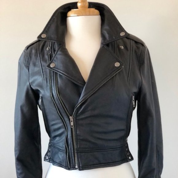women's leather jacket